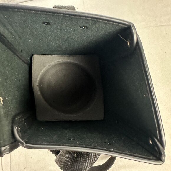 Vintage Sigma Camera Lens Case Black Leather Strap - Picture 6 of 7